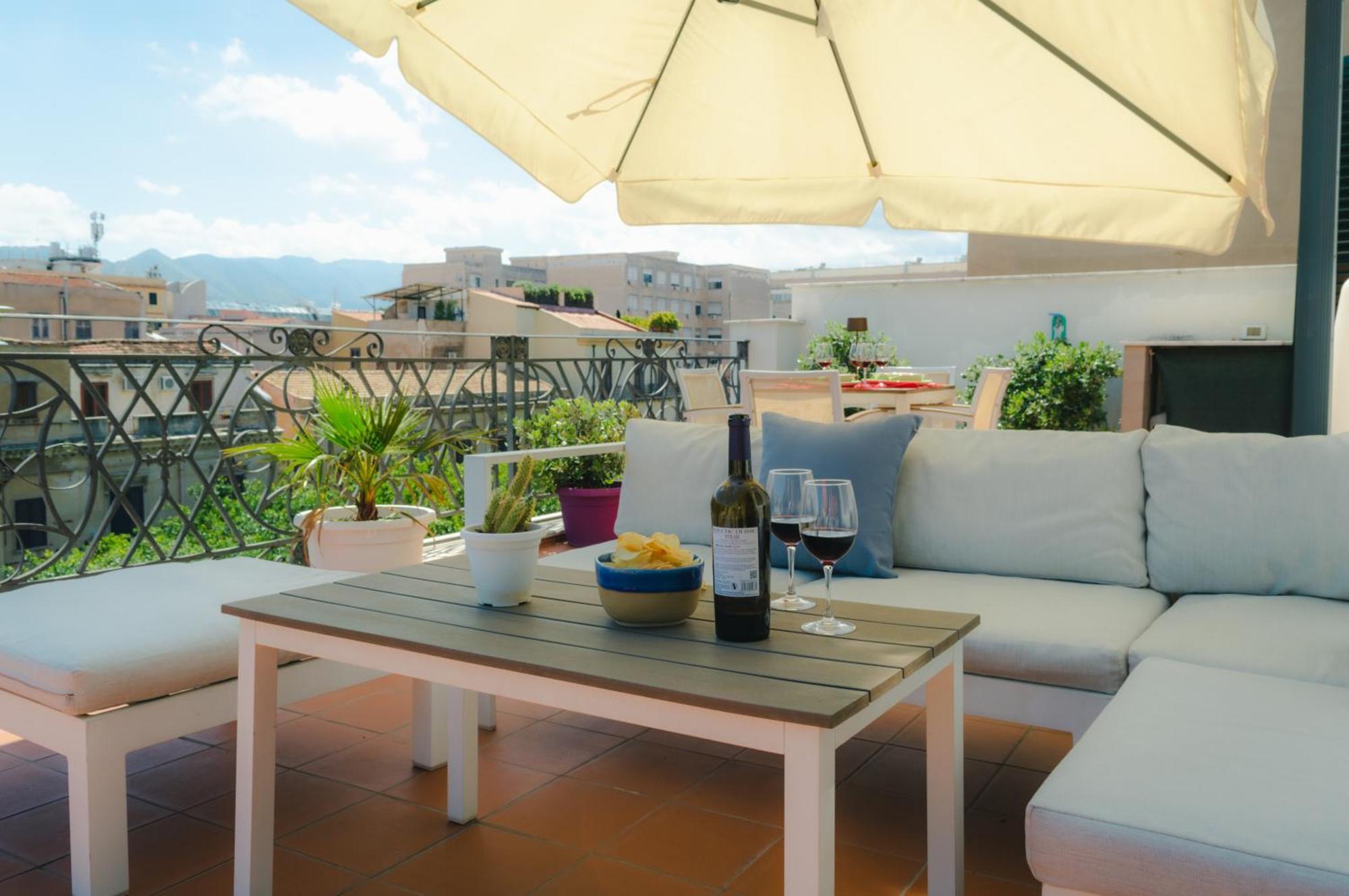Terrazza Massimo Leilighet Palermo Eksteriør bilde